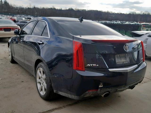 1G6AG5RX6D0170448 - 2013 CADILLAC ATS BLACK photo 3