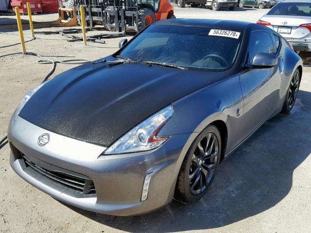 JN1AZ4EH9FM444658 - 2015 NISSAN 370Z BASE GRAY photo 2