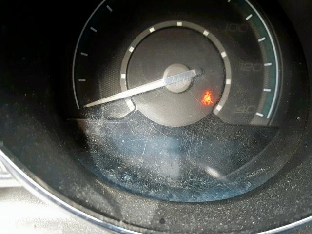 1G1ZH57B79F119249 - 2009 CHEVROLET MALIBU 1LT SILVER photo 8