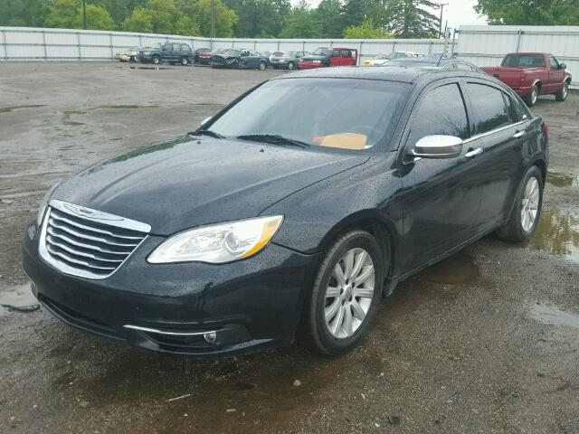 1C3CCBCG0DN712191 - 2013 CHRYSLER 200 LIMITE BLACK photo 2