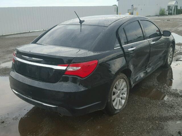 1C3CCBCG0DN712191 - 2013 CHRYSLER 200 LIMITE BLACK photo 4