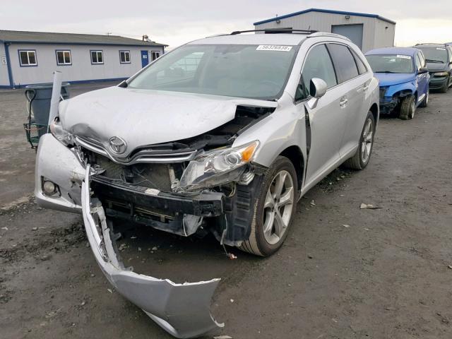 4T3ZK3BB0BU044970 - 2011 TOYOTA VENZA BASE SILVER photo 2