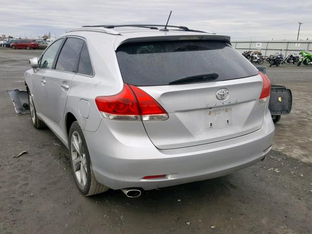 4T3ZK3BB0BU044970 - 2011 TOYOTA VENZA BASE SILVER photo 3