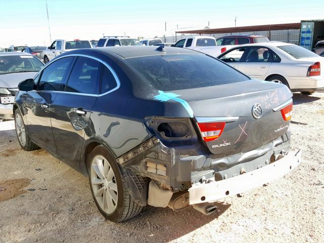 1G4PR5SKXC4229987 - 2012 BUICK VERANO CON GRAY photo 3