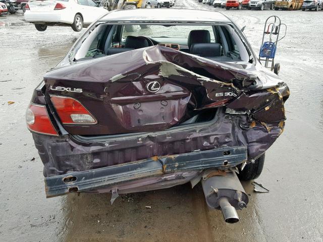 JTHBF30G130113755 - 2003 LEXUS ES 300 PURPLE photo 9