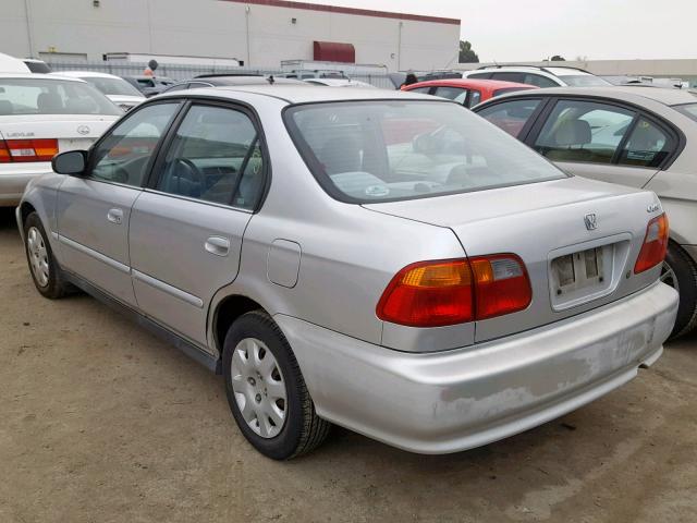 2HGEJ6616YH587965 - 2000 HONDA CIVIC BASE Gümüş foto 3