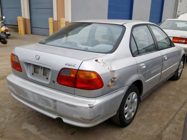 2HGEJ6616YH587965 - 2000 HONDA CIVIC BASE Gümüş foto 4