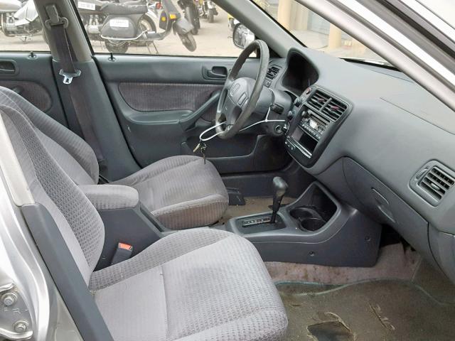 2HGEJ6616YH587965 - 2000 HONDA CIVIC BASE Gümüş foto 5