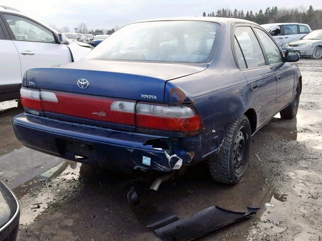 2T1BA05E8TC129348 - 1996 TOYOTA COROLLA DX BLUE photo 4