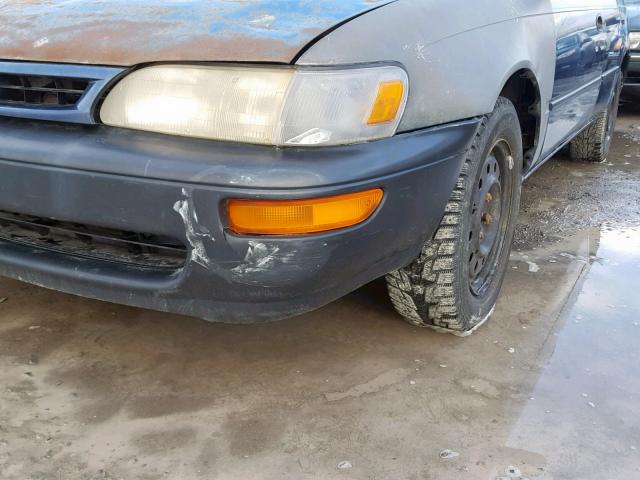 2T1BA05E8TC129348 - 1996 TOYOTA COROLLA DX BLUE photo 9