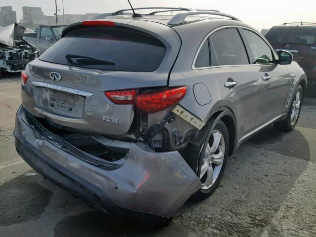 JN8AS1MU4AM802034 - 2010 INFINITI FX35 GRAY photo 4