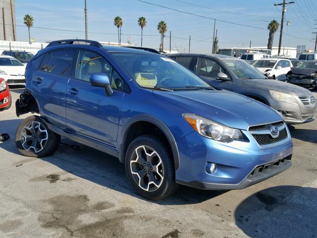 JF2GPACC9E8215702 - 2014 SUBARU XV CROSSTR BLUE photo 1