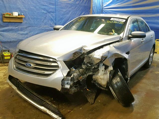 1FAHP2H80DG100784 - 2013 FORD TAURUS SEL SILVER photo 2