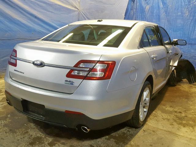 1FAHP2H80DG100784 - 2013 FORD TAURUS SEL SILVER photo 4