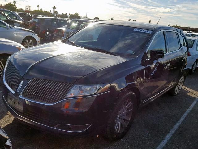 2LMHJ5NK8EBL56516 - 2014 LINCOLN MKT BLACK photo 2