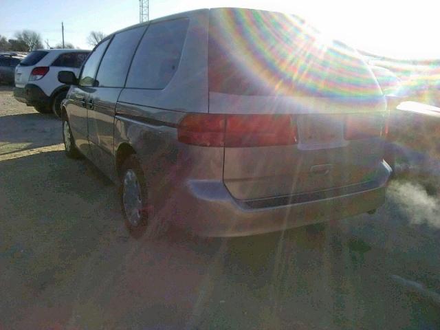 2HKRL1856YH605854 - 2000 HONDA ODYSSEY LX GOLD photo 3