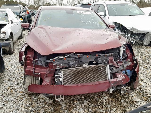 1G11C5SL8FF320469 - 2015 CHEVROLET MALIBU 1LT BURGUNDY photo 9