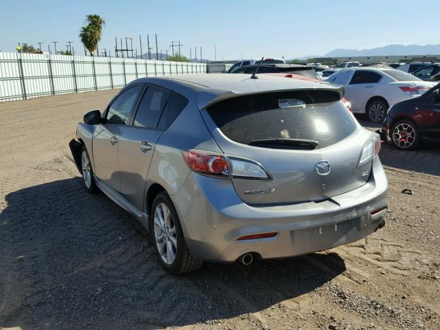 JM1BL1K64B1495842 - 2011 MAZDA 3 S GRAY photo 3