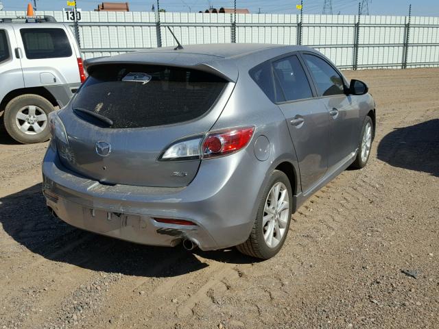 JM1BL1K64B1495842 - 2011 MAZDA 3 S GRAY photo 4