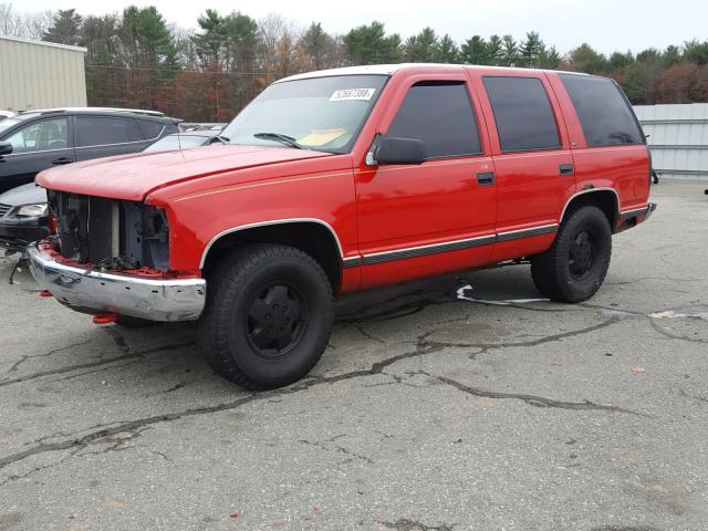 1GKEK13R5WJ723236 - 1998 GMC YUKON RED photo 2