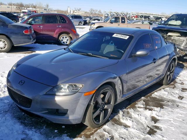 JM1FE173560206182 - 2006 MAZDA RX8 GRAY photo 2