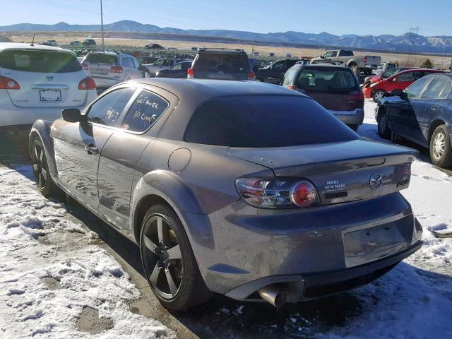 JM1FE173560206182 - 2006 MAZDA RX8 GRAY photo 3