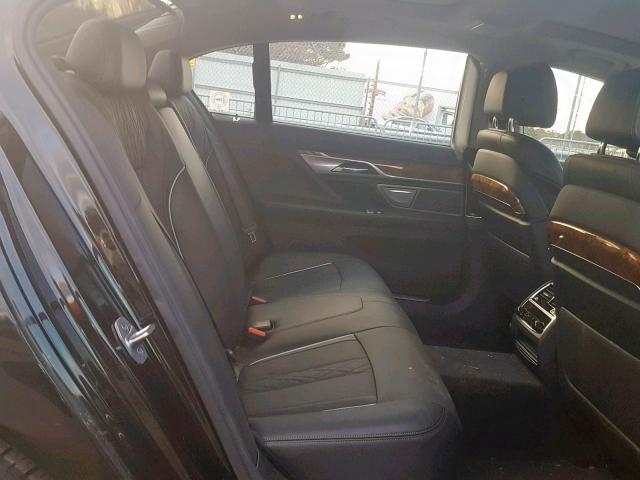 WBA7F2C51GG420946 - 2016 BMW 750 XI BLACK photo 6