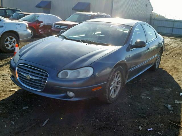 2C3HC56G2YH298493 - 2000 CHRYSLER LHS BLUE photo 2