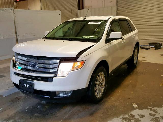 2FMDK4JC5ABA82752 - 2010 FORD EDGE SEL WHITE photo 2