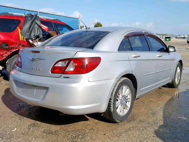 1C3LC56K97N508169 - 2007 CHRYSLER SEBRING TO SILVER photo 4