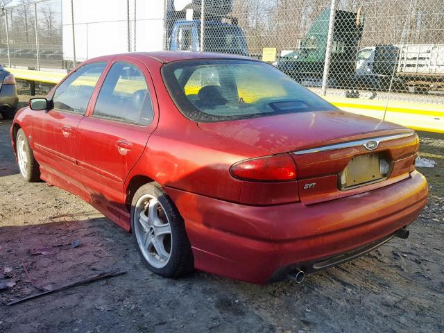 1FALP68G7WK152499 - 1998 FORD CONTOUR SV RED photo 3