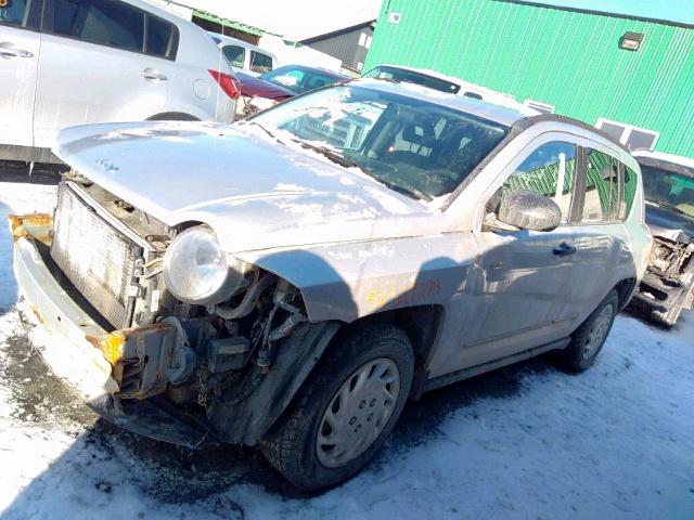 1J8FT47008D632332 - 2008 JEEP COMPASS SP ვერცხლისფერი ფოტო 2