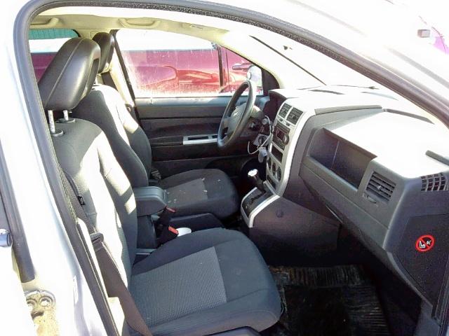 1J8FT47008D632332 - 2008 JEEP COMPASS SP ვერცხლისფერი ფოტო 5