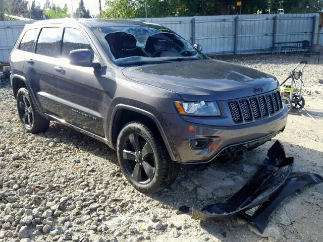 1C4RJEAGXFC957028 - 2015 JEEP GRAND CHER GRAY photo 1