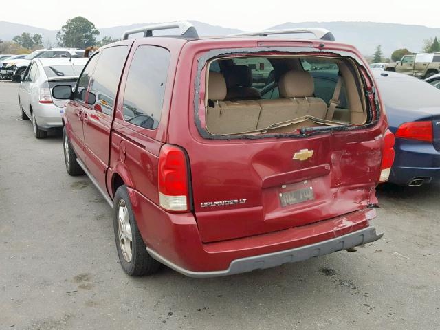 1GNDV33L05D154130 - 2005 CHEVROLET UPLANDER L 红色 照片 3