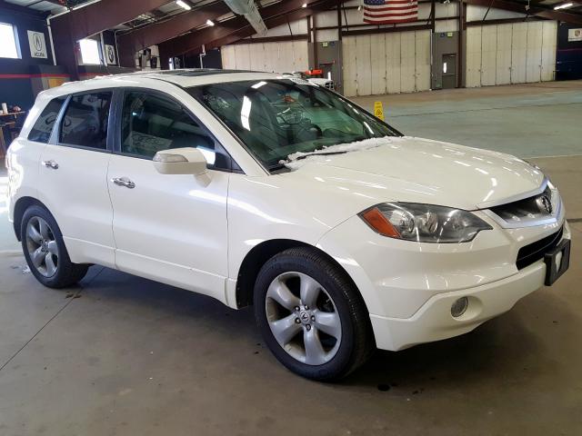 5J8TB18217A013686 - 2007 ACURA RDX WHITE photo 1