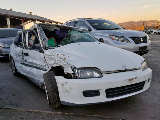 2HGEH2363PH543876 - 1993 HONDA CIVIC DX WHITE photo 1