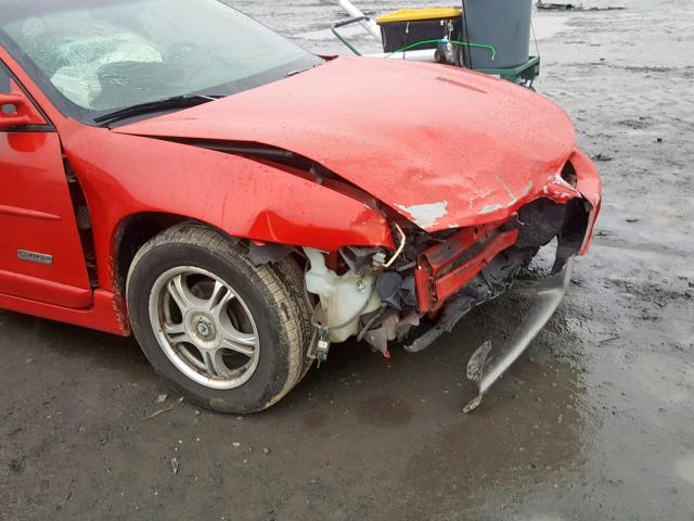 1G2WR5215XF284191 - 1999 PONTIAC GRAND PRIX წითელი ფოტო 9