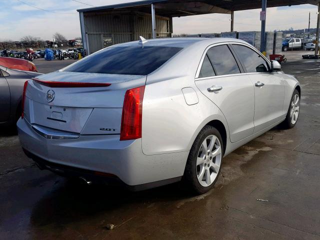 1G6AG5RX1E0162923 - 2014 CADILLAC ATS SILVER photo 4