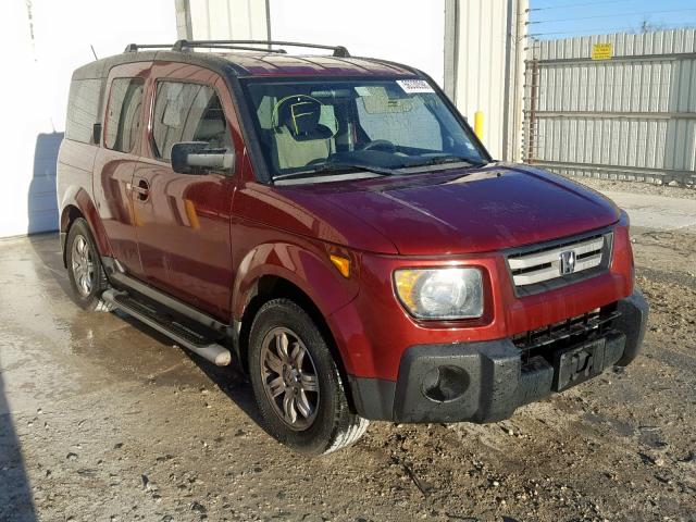 5J6YH28707L006229 - 2007 HONDA ELEMENT EX MAROON photo 1