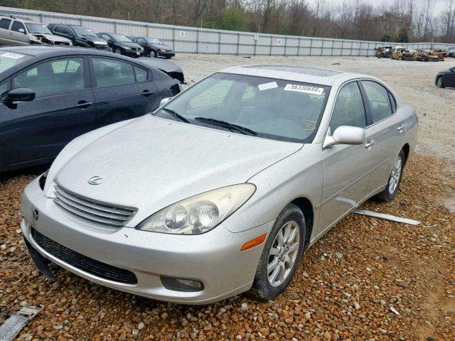 JTHBF30G136001597 - 2003 LEXUS ES 300 SILVER photo 2