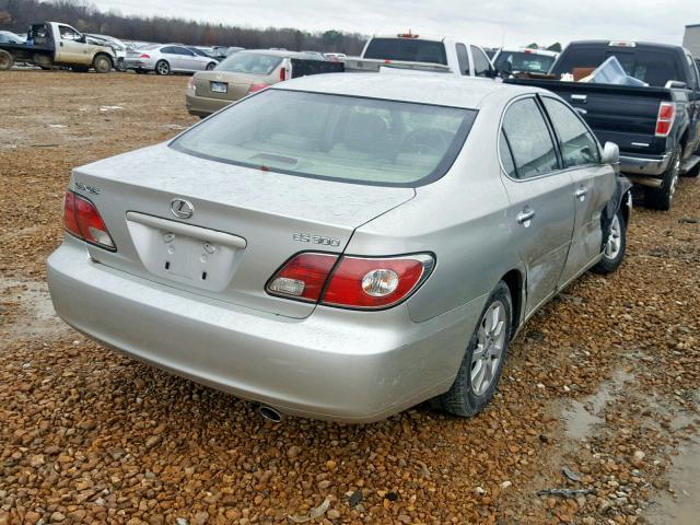 JTHBF30G136001597 - 2003 LEXUS ES 300 SILVER photo 4