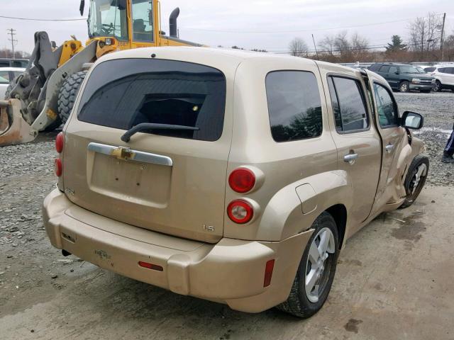 3GNDA13DX7S624904 - 2007 CHEVROLET HHR LS TAN photo 4