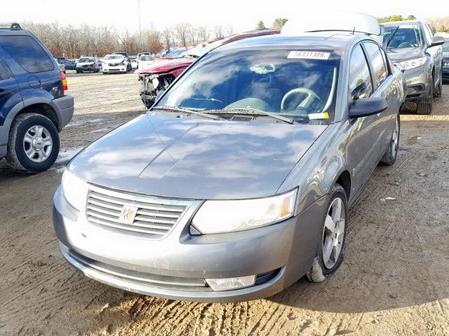 1G8AL55FX6Z103754 - 2006 SATURN ION LEVEL GRAY photo 2