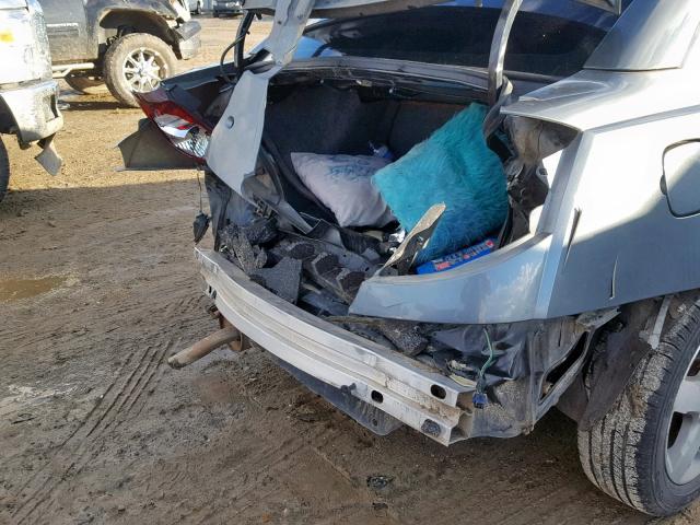 1G8AL55FX6Z103754 - 2006 SATURN ION LEVEL GRAY photo 9