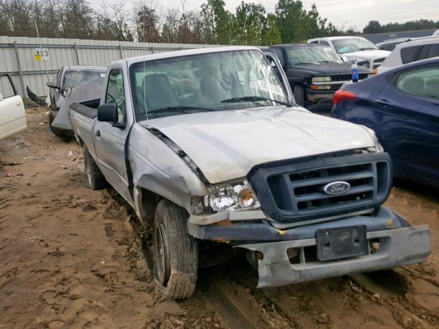 1FTYR10D84PA67038 - 2004 FORD RANGER GRAY photo 1