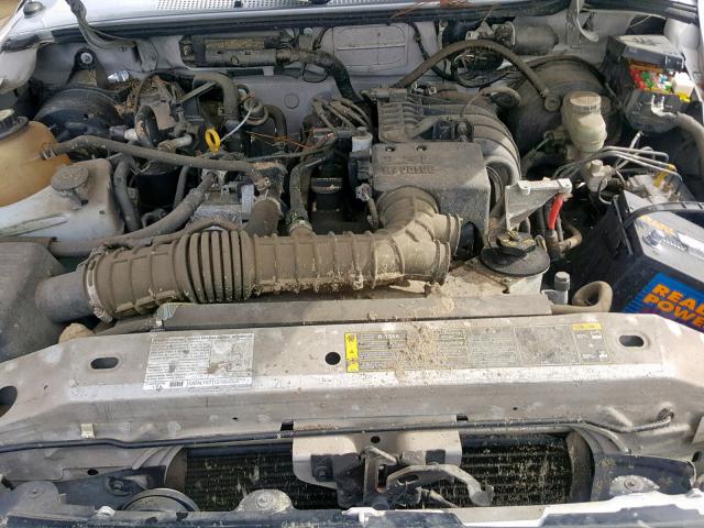 1FTYR10D84PA67038 - 2004 FORD RANGER GRAY photo 7