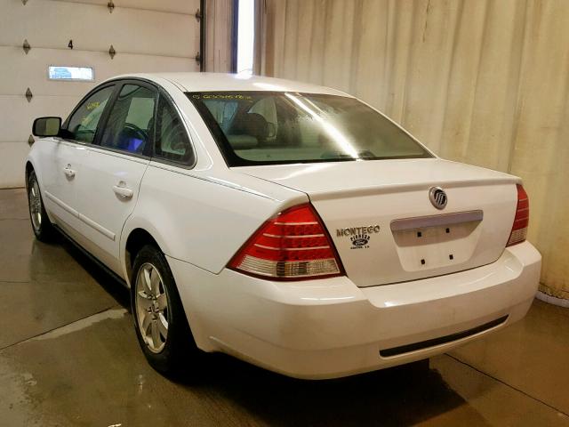 1MEFM40116G606548 - 2006 MERCURY MONTEGO LU WHITE photo 3