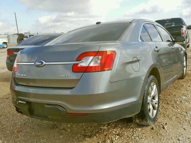 1FAHP2EW1BG165692 - 2011 FORD TAURUS SEL GRAY photo 4