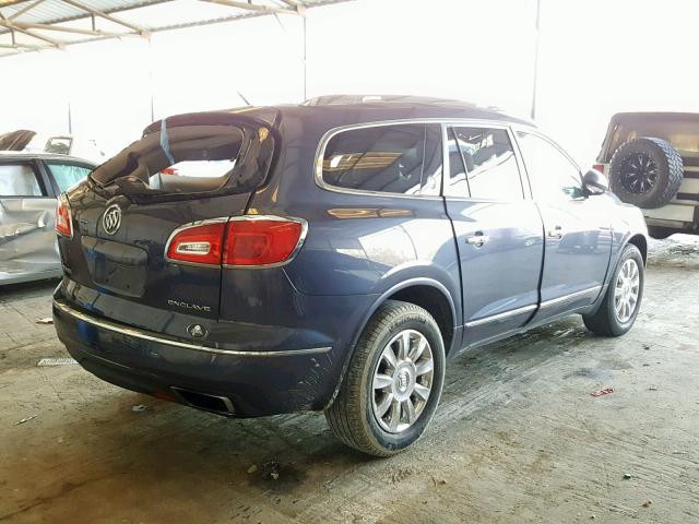 5GAKRCKD9DJ255747 - 2013 BUICK ENCLAVE BLUE photo 4